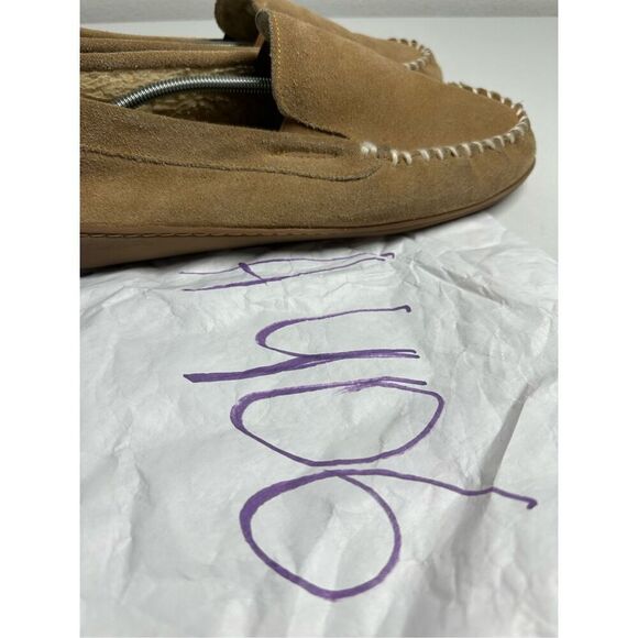 Minnetonka Men’s Moccasins Size 12 Brown Shoe Slipper Sole Tan - Picture 9 of 9